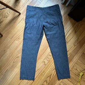 J.Lindeberg Blue Chinos Straight-Leg Classic